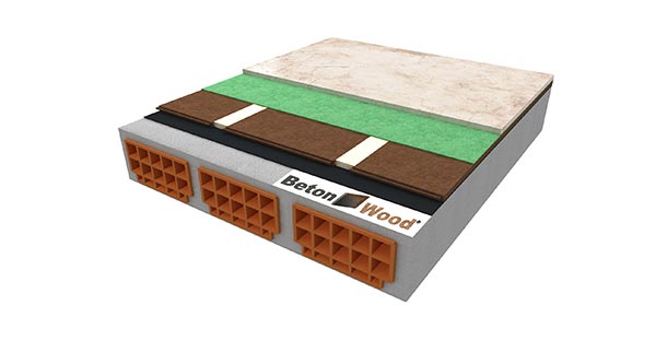 Solaio in fibra di legno Floor, Underfloor e fibrocemento